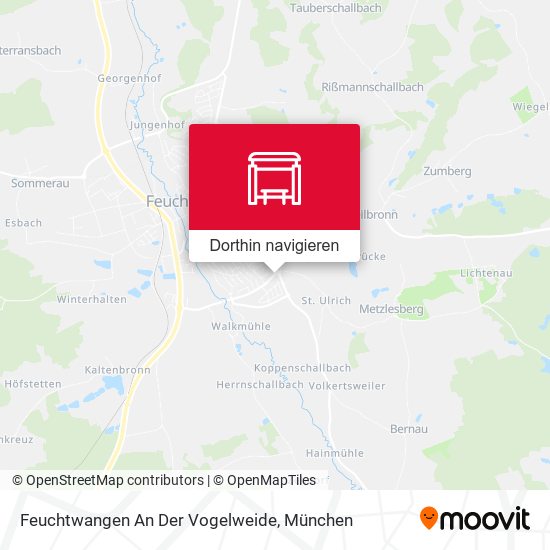 Feuchtwangen An Der Vogelweide Karte