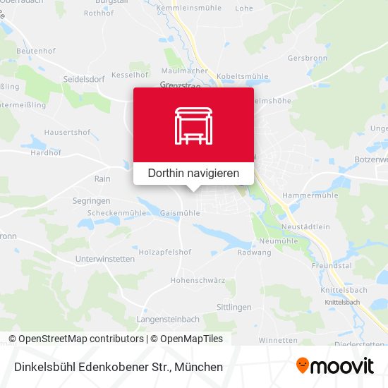 Dinkelsbühl Edenkobener Str. Karte