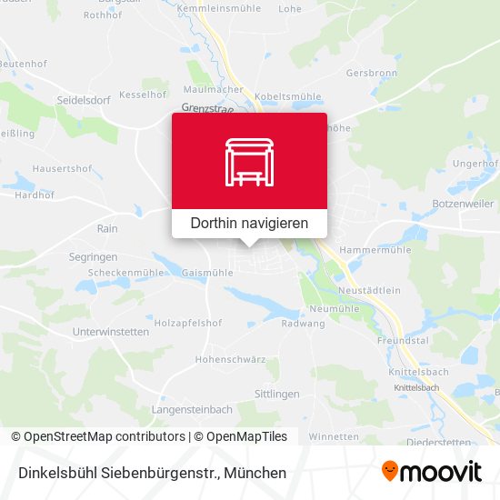 Dinkelsbühl Siebenbürgenstr. Karte