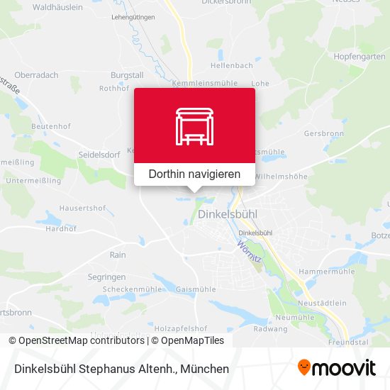 Dinkelsbühl Stephanus Altenh. Karte