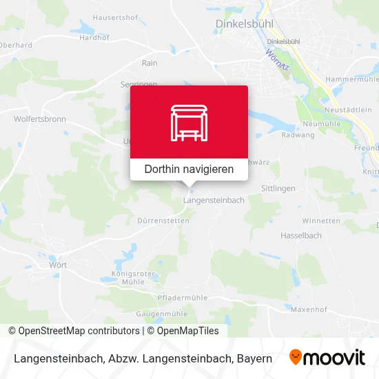 Langensteinbach, Abzw. Langensteinbach Karte