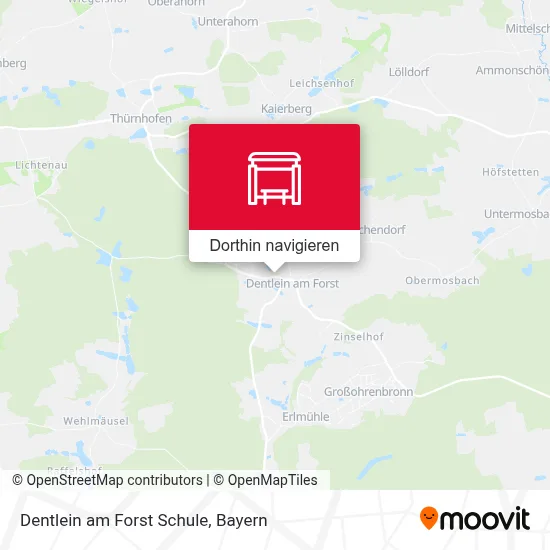 Dentlein am Forst Schule Karte