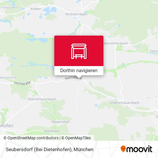 Seubersdorf (Bei Dietenhofen) Karte