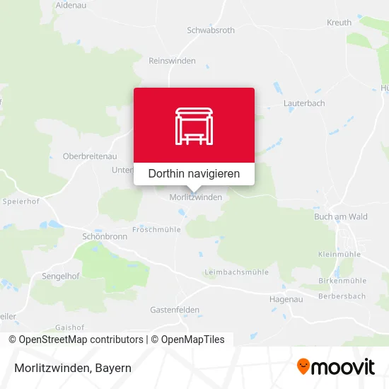 Morlitzwinden Karte