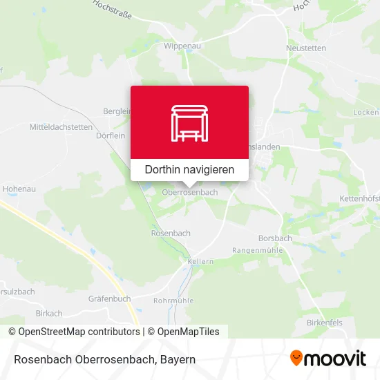 Rosenbach Oberrosenbach Karte
