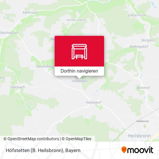 Höfstetten (B. Heilsbronn) Karte