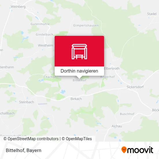 Bittelhof Karte