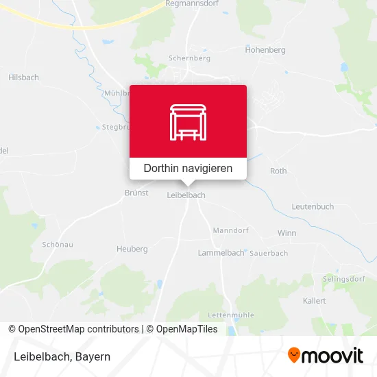 Leibelbach Karte
