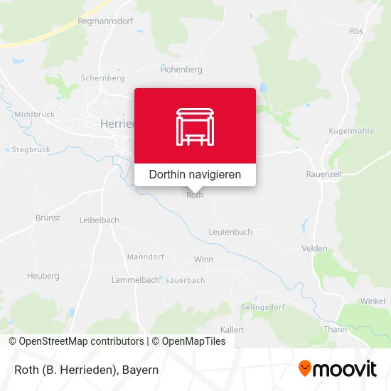 Roth (B. Herrieden) Karte