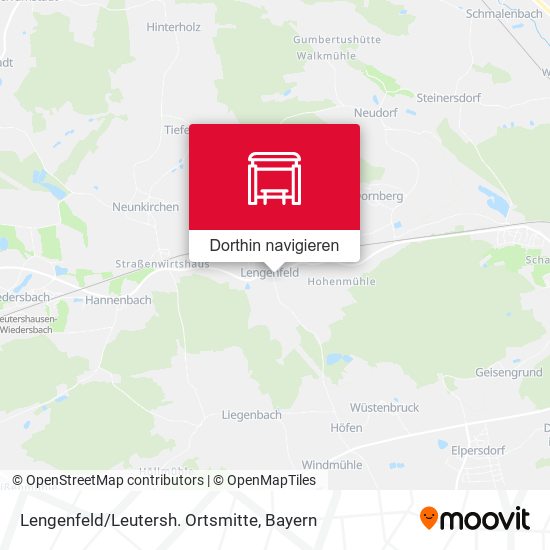 Lengenfeld/Leutersh. Ortsmitte Karte