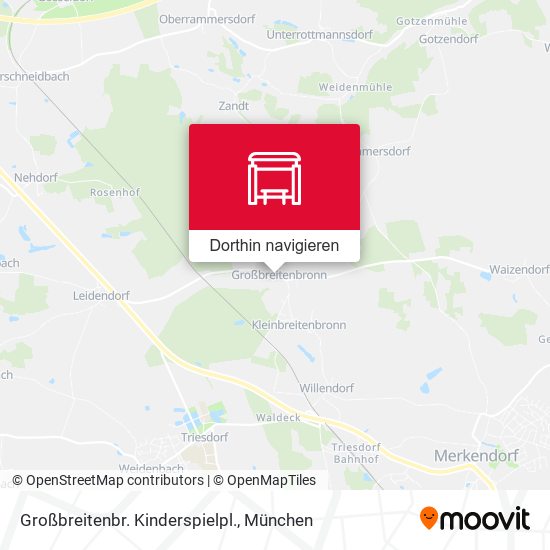 Großbreitenbr. Kinderspielpl. Karte