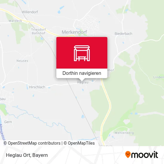 Heglau Ort Karte