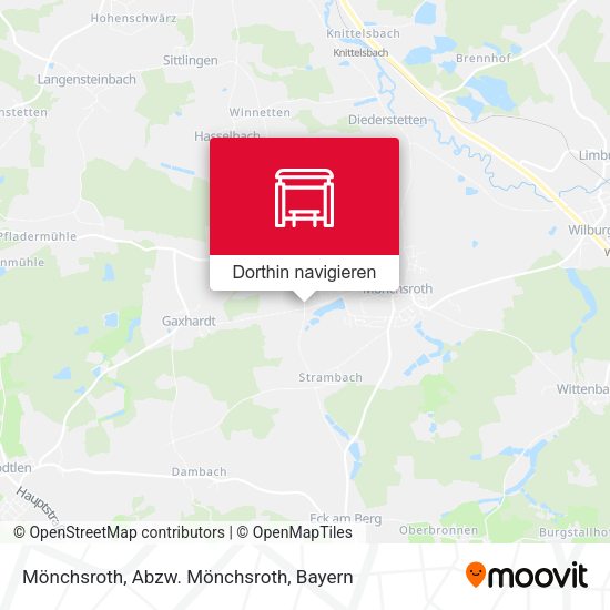 Mönchsroth, Abzw. Mönchsroth Karte