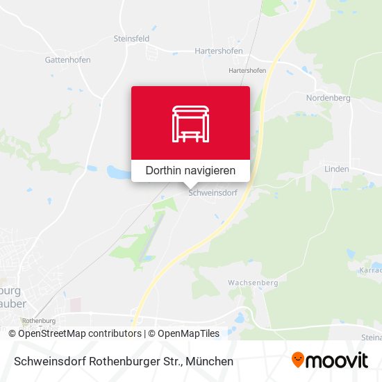 Schweinsdorf Rothenburger Str. Karte