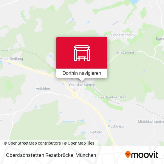 Oberdachstetten Rezatbrücke Karte