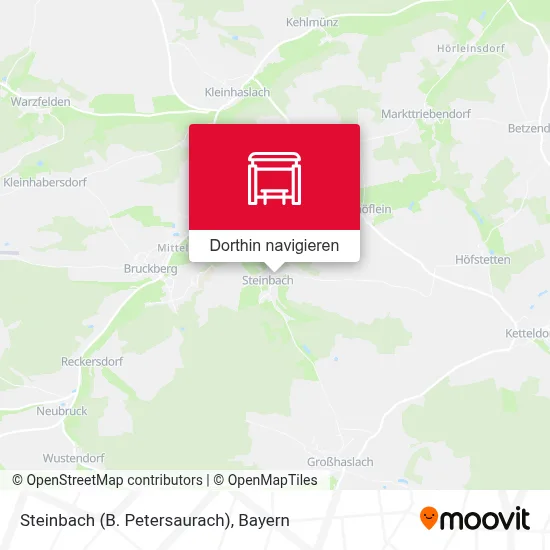 Steinbach (B. Petersaurach) Karte