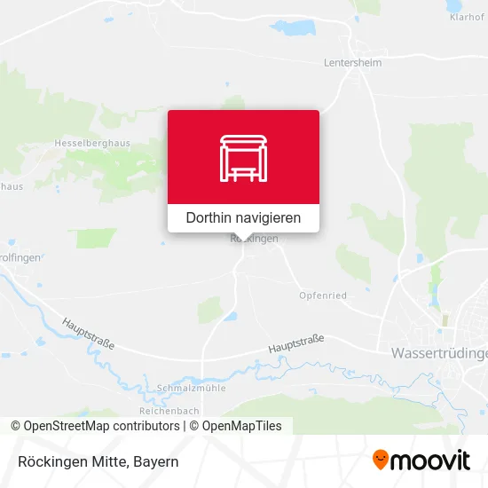 Röckingen Mitte Karte