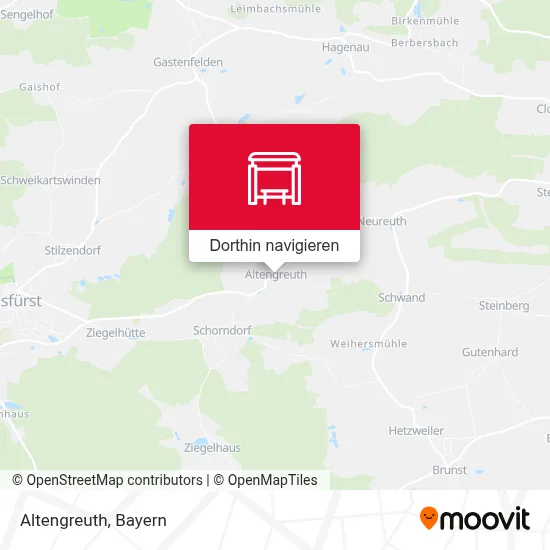 Altengreuth Karte