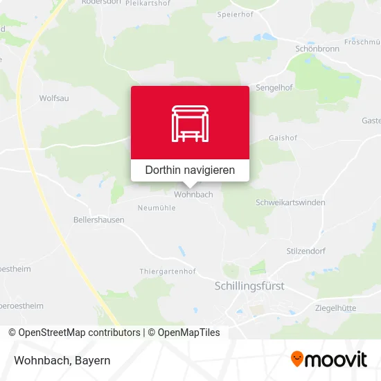 Wohnbach Karte