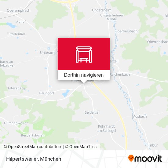 Hilpertsweiler Karte