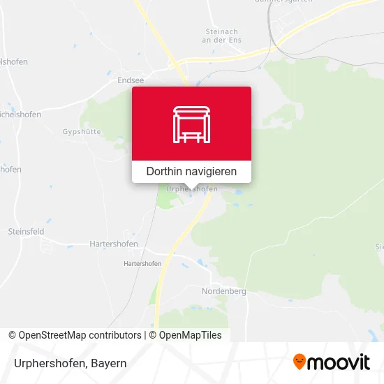 Urphershofen Karte