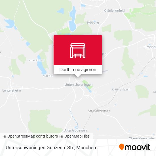 Unterschwaningen Gunzenh. Str. Karte