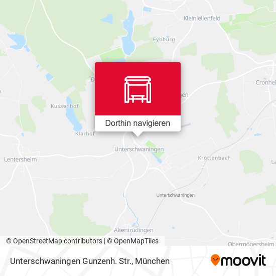 Unterschwaningen Gunzenh. Str. Karte