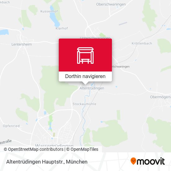Altentrüdingen Hauptstr. Karte