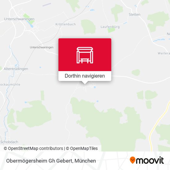 Obermögersheim Gh Gebert Karte