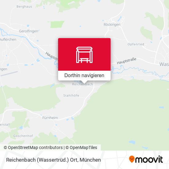 Reichenbach (Wassertrüd.) Ort Karte