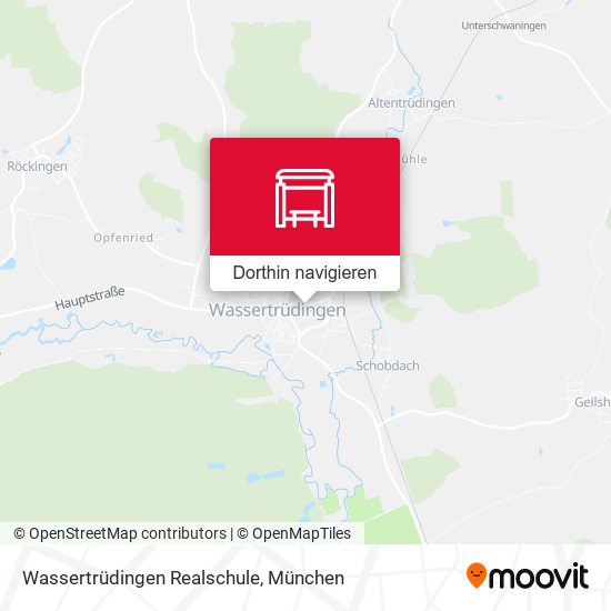 Wassertrüdingen Realschule Karte