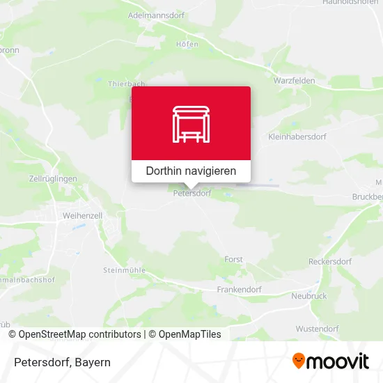 Petersdorf Karte