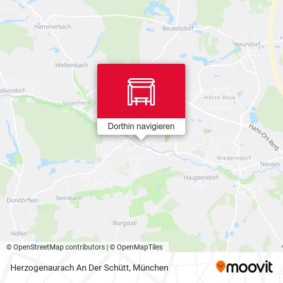 Herzogenaurach An Der Schütt Karte