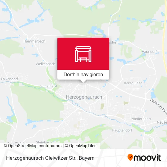 Herzogenaurach Gleiwitzer Str. Karte