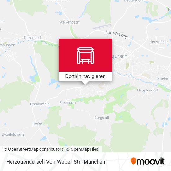 Herzogenaurach Von-Weber-Str. Karte