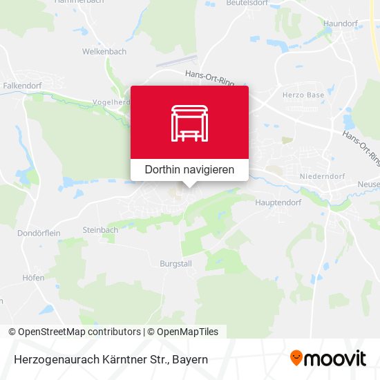 Herzogenaurach Kärntner Str. Karte