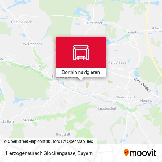 Herzogenaurach Glockengasse Karte