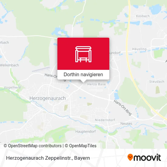 Herzogenaurach Zeppelinstr. Karte