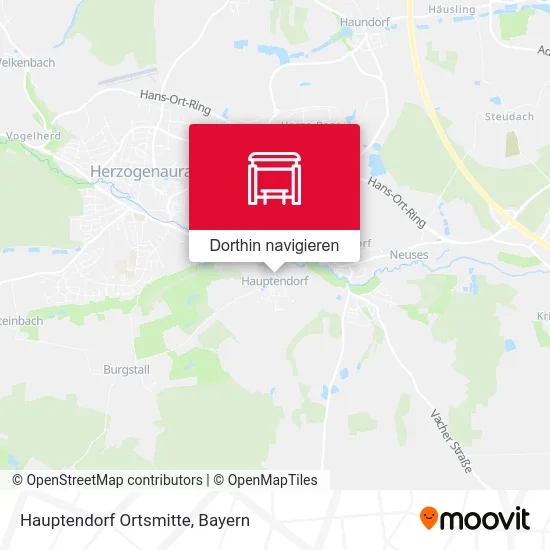 Hauptendorf Ortsmitte Karte