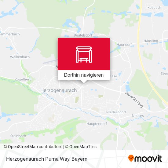 Herzogenaurach Puma Way Karte