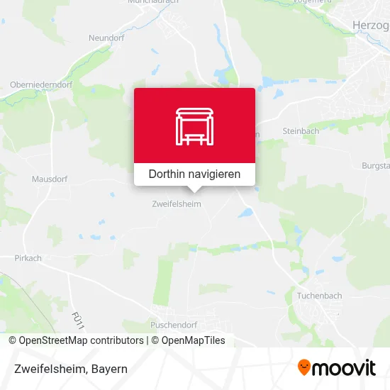Zweifelsheim Karte