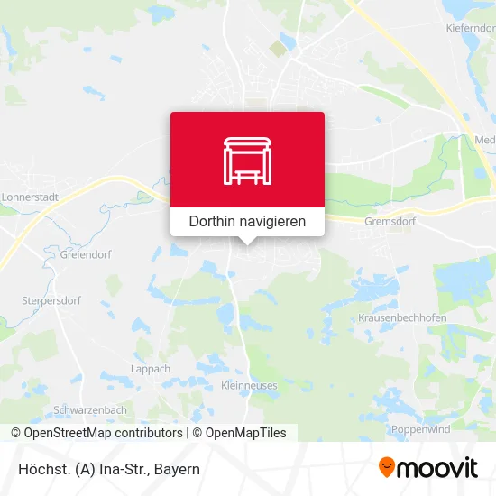 Höchst. (A) Ina-Str. Karte