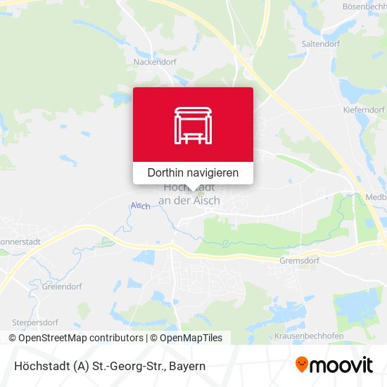 Höchstadt (A) St.-Georg-Str. Karte