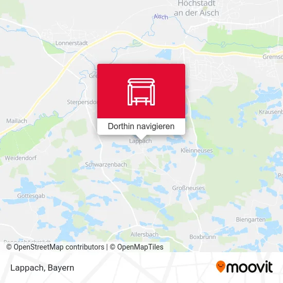 Lappach Karte