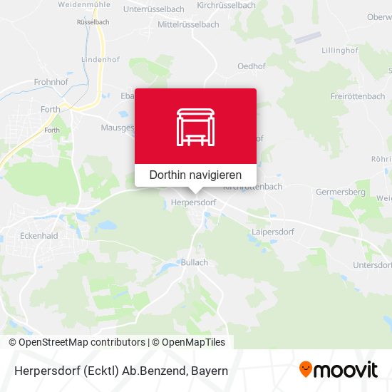 Herpersdorf (Ecktl) Ab.Benzend Karte