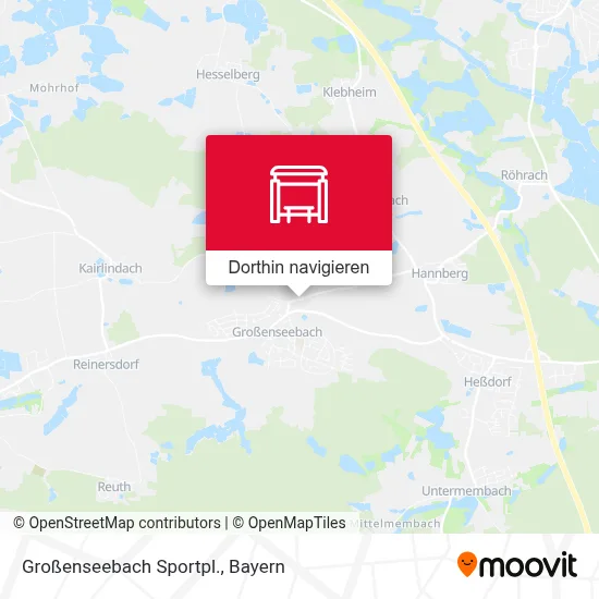 Großenseebach Sportpl. Karte