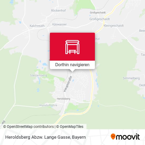 Heroldsberg Abzw. Lange Gasse Karte