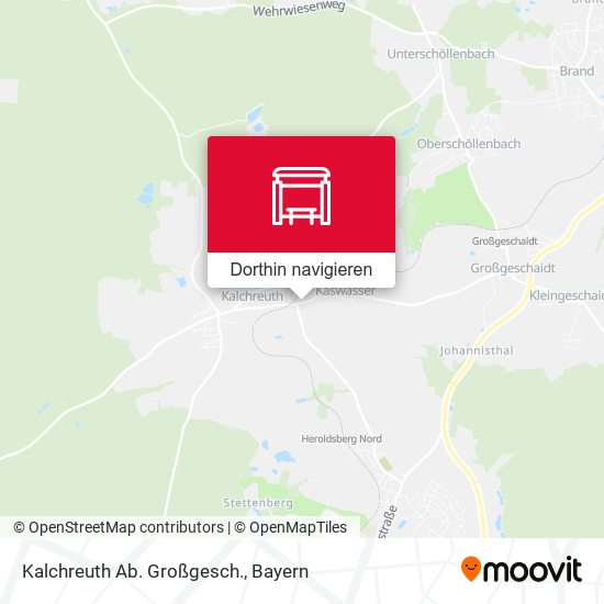 Kalchreuth Ab. Großgesch. Karte
