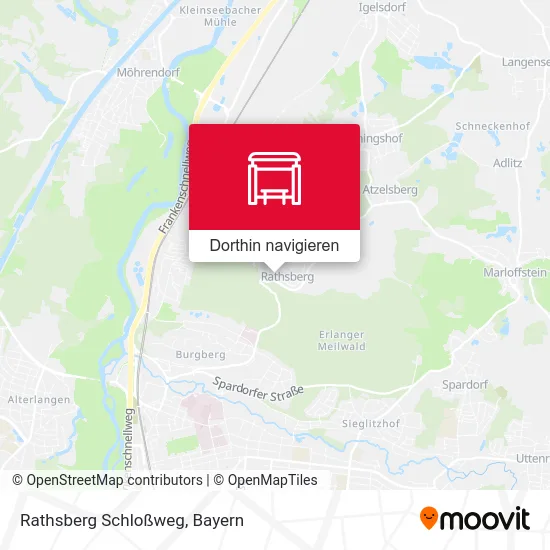 Rathsberg Schloßweg Karte