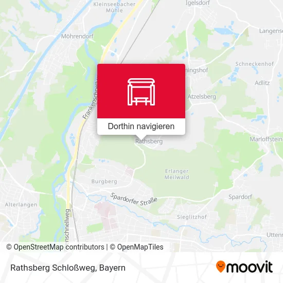 Rathsberg Schloßweg Karte